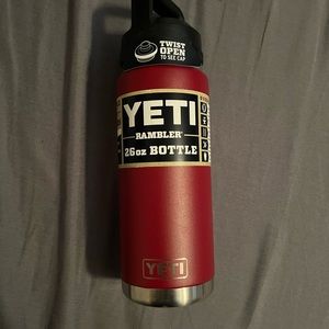 Red Yeti Rambler Bottle